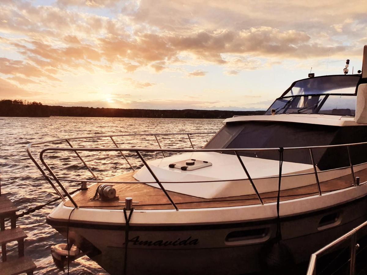 Luxusurlaub Auf Der Amavida Yacht / Scharmuetzelsee Bad Saarow Εξωτερικό φωτογραφία